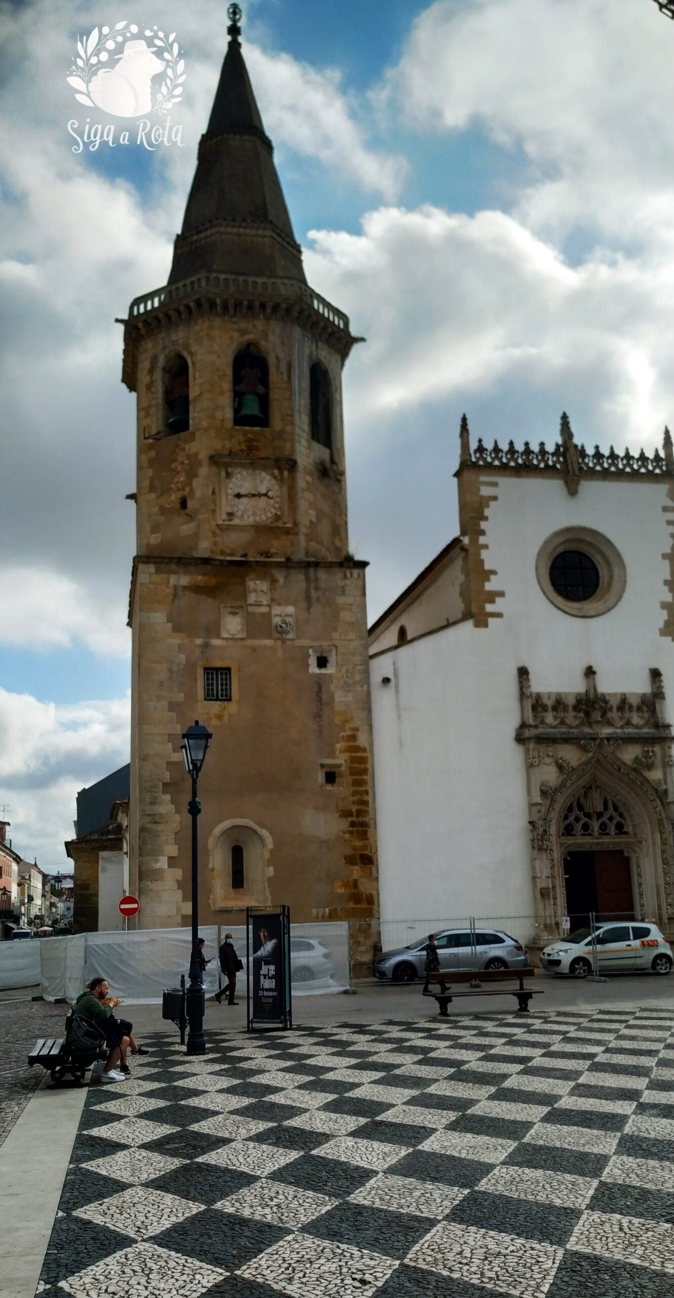 "Igreja de São João Baptista em Tomar com belos detalhes renascentistas
