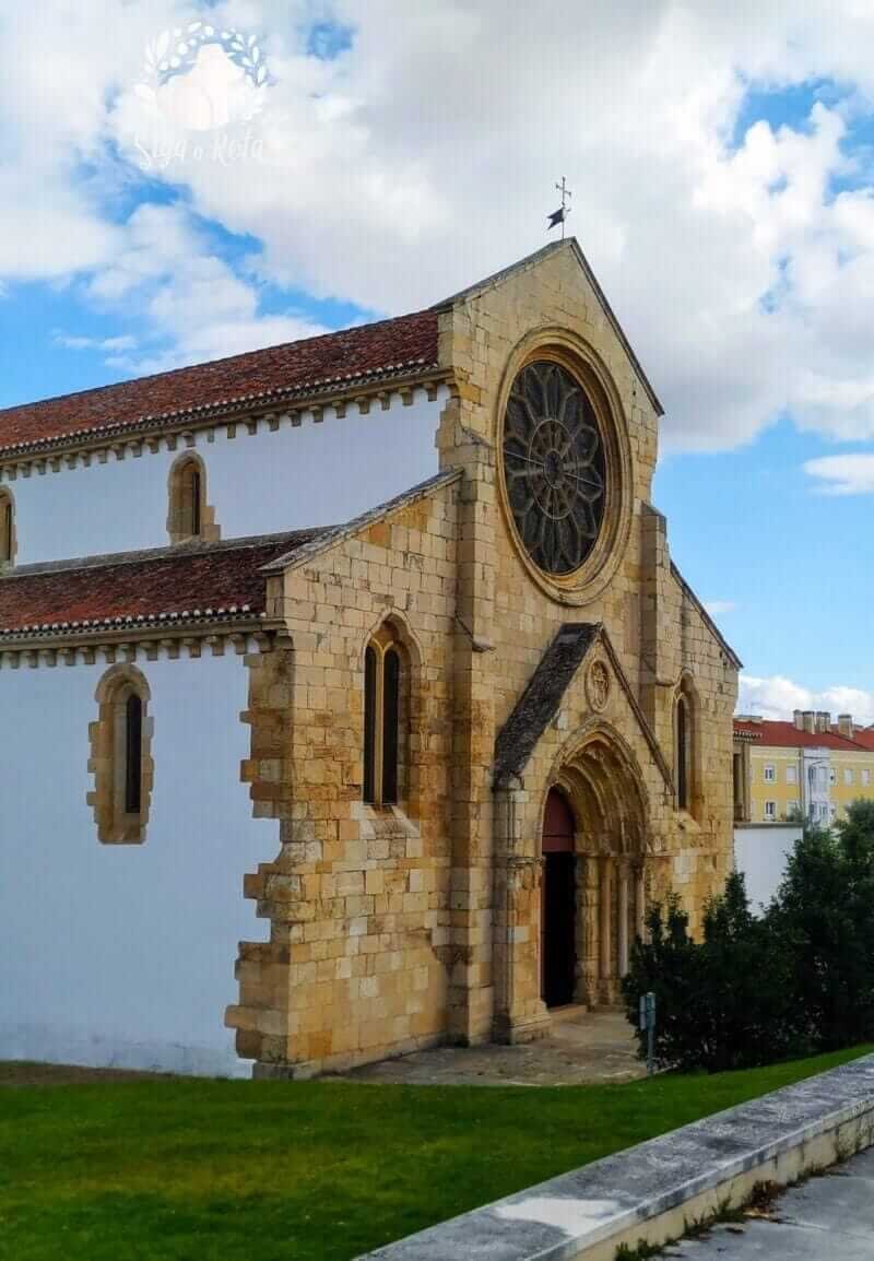 "Igreja de Santa Maria do Olival, igreja gótica do século XII em Tomar