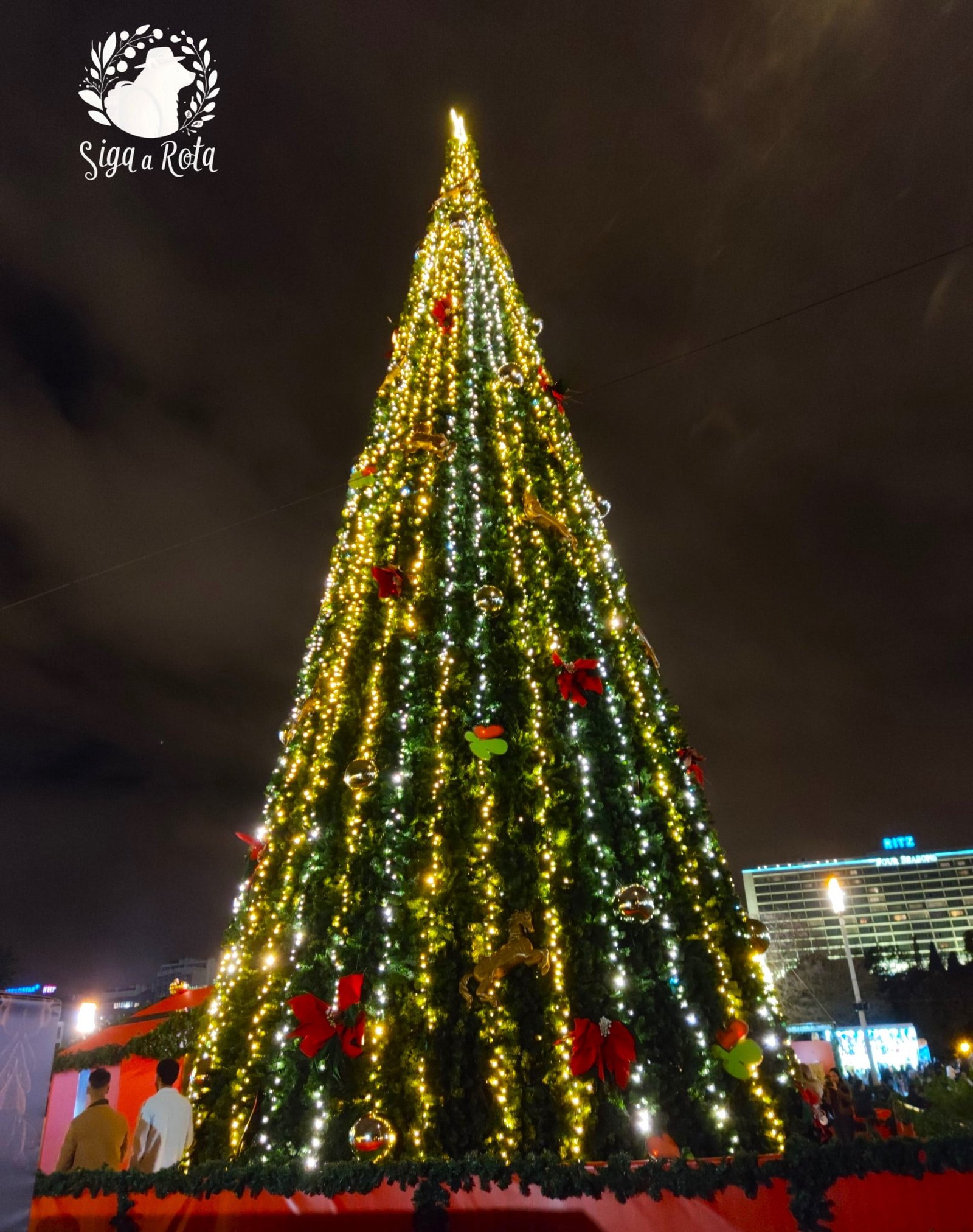 Arvore de natal no Marques de Pombal