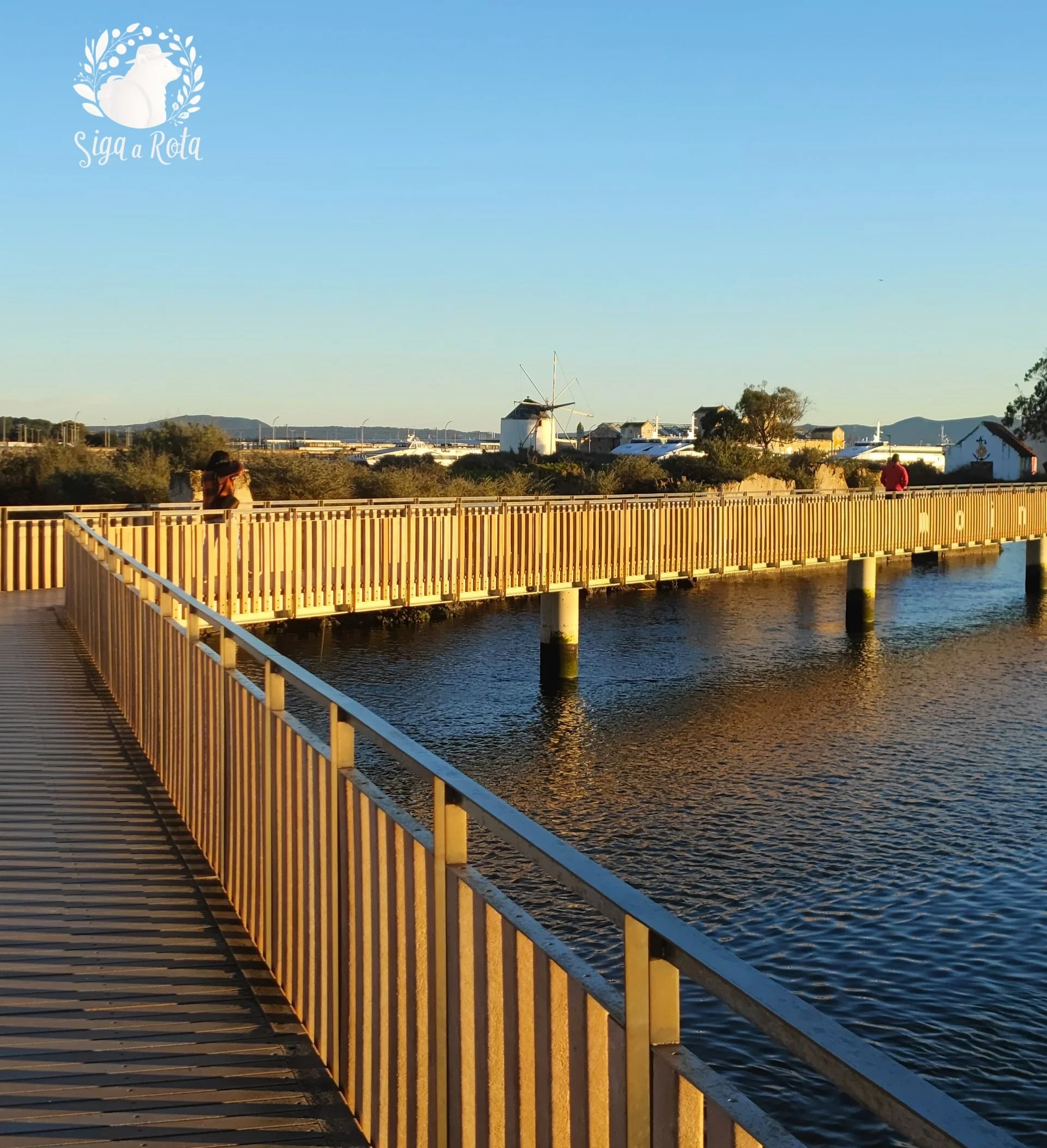 Areia dourada da Praia Fluvial de Alburrica com o rio Tejo ao fundo