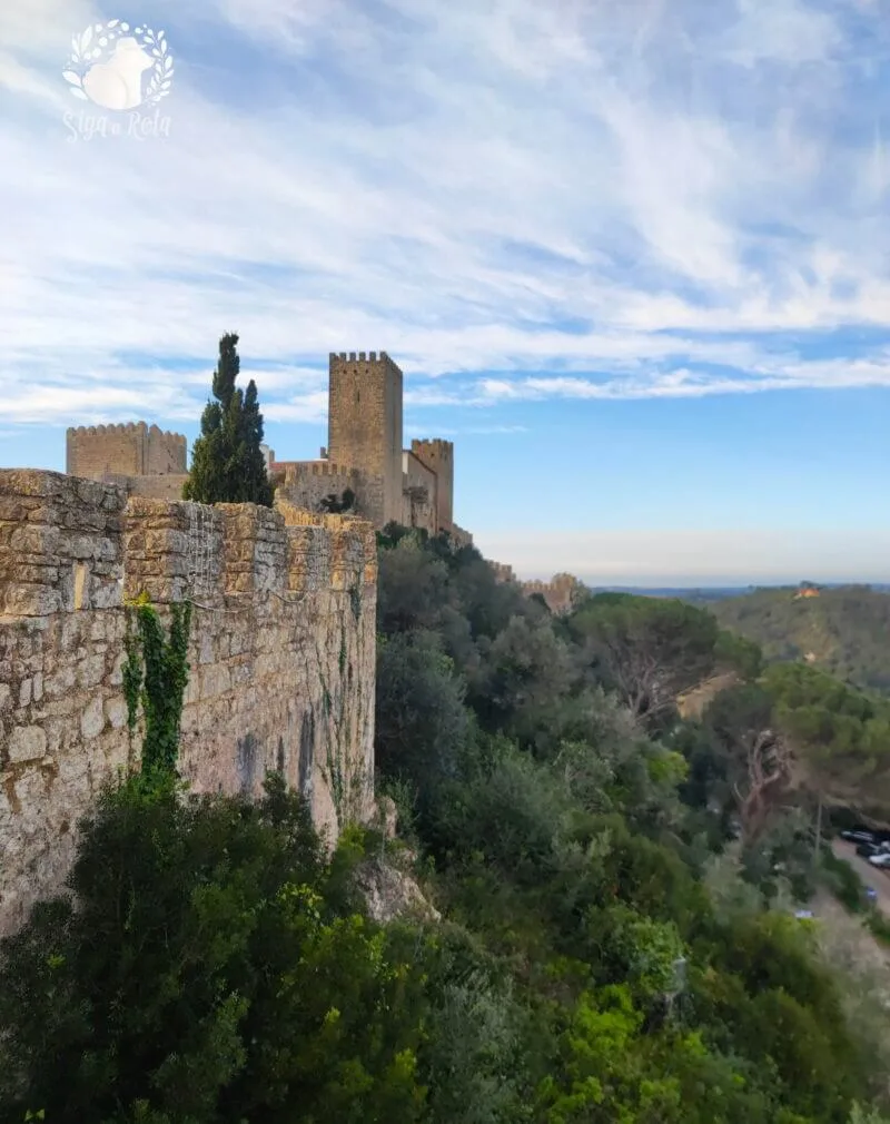 Vista do Castelo de Óbidos