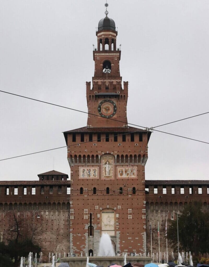 Castelo Sforzesco em Milão